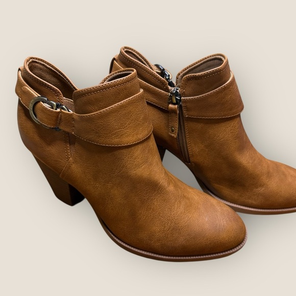 Dr. Scholl’s Women’s Kickstart Ankle Booties – Honey Brown Smooth, Size 9 (NWOB) - Picture 12 of 13